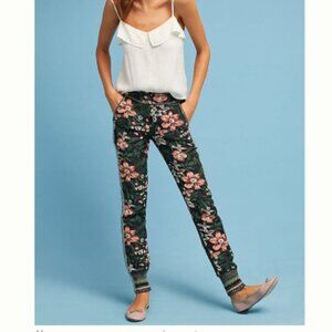 Byron Lars Anthropologie Beaty Mark Floral Joggers Sz 8
